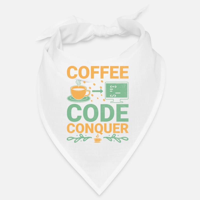 Café Codage Programmeur Codeur Développeur Nerd Coff Bandana