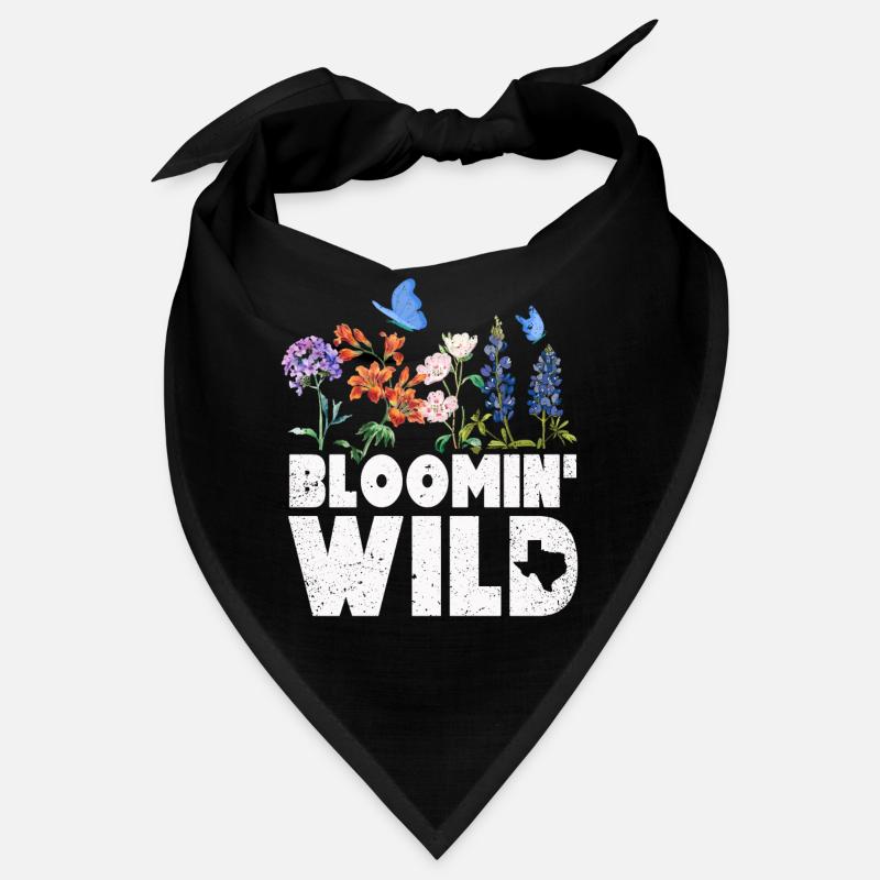 Wildflower Fields Wildflowers Bluebonnet Bandana