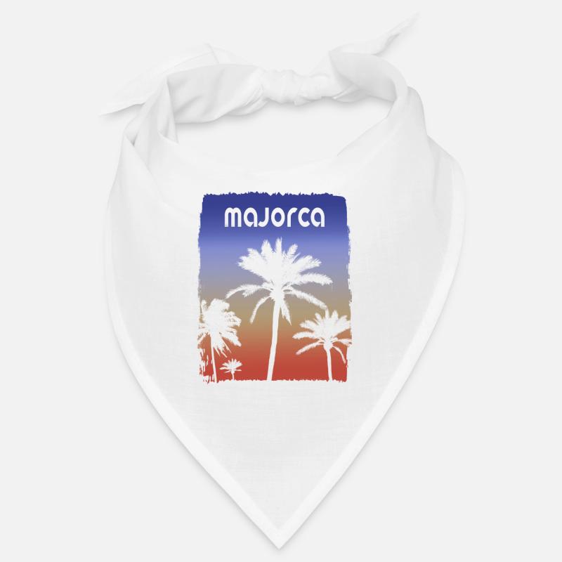 Majorca Mallorca Spain Sunset Vacation Souvenir Bandana