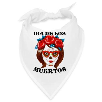 DIA DE LOS MUERTOS - Bandana - Weiß - Vorne