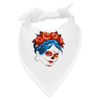 DIA DE LOS MUERTOS - Bandana - Weiß - Vorne