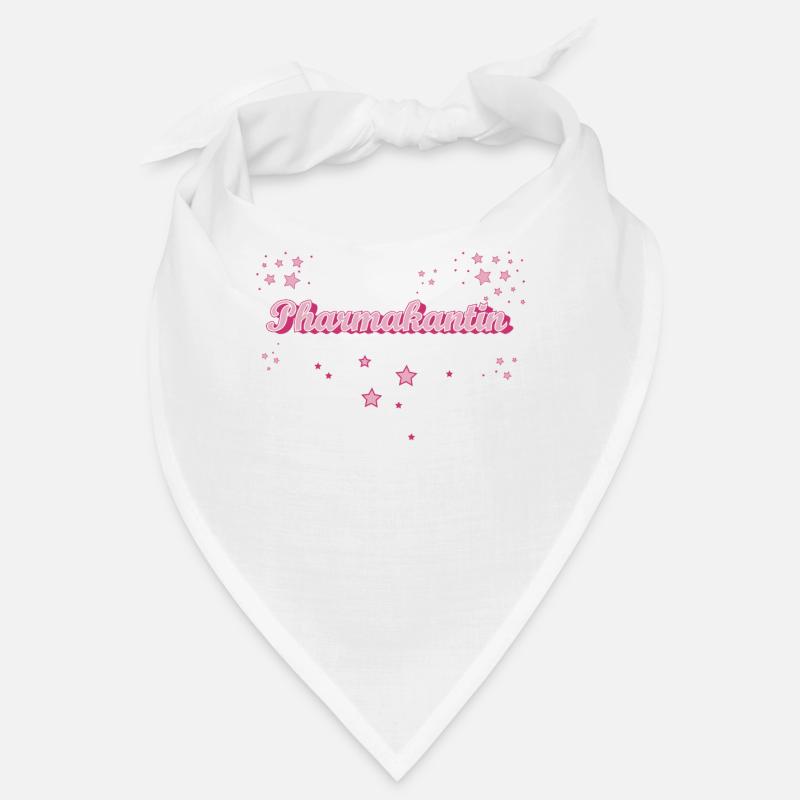 Pharmazeut Abschluss-Geschenk Pharmakantin - Bandana - Weiß