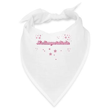 Designer Abschluss-Geschenk Mediengestalterin - Bandana - Weiß - Vorne
