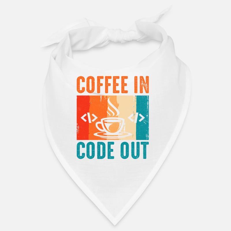 Café Codage Programmeur Codeur Développeur Nerd Coff Bandana