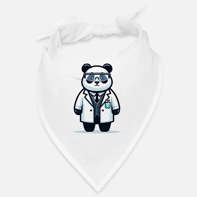 Mignon panda scientifique Bandana