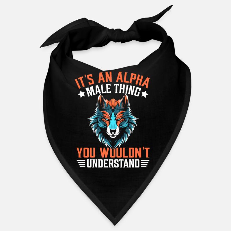 Funny Men Wolf Bandana