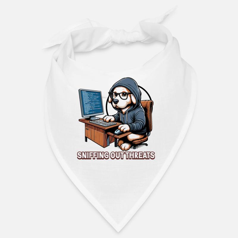 Analyste en piratage éthique Cybersécurité éthique - Bandana - blanc