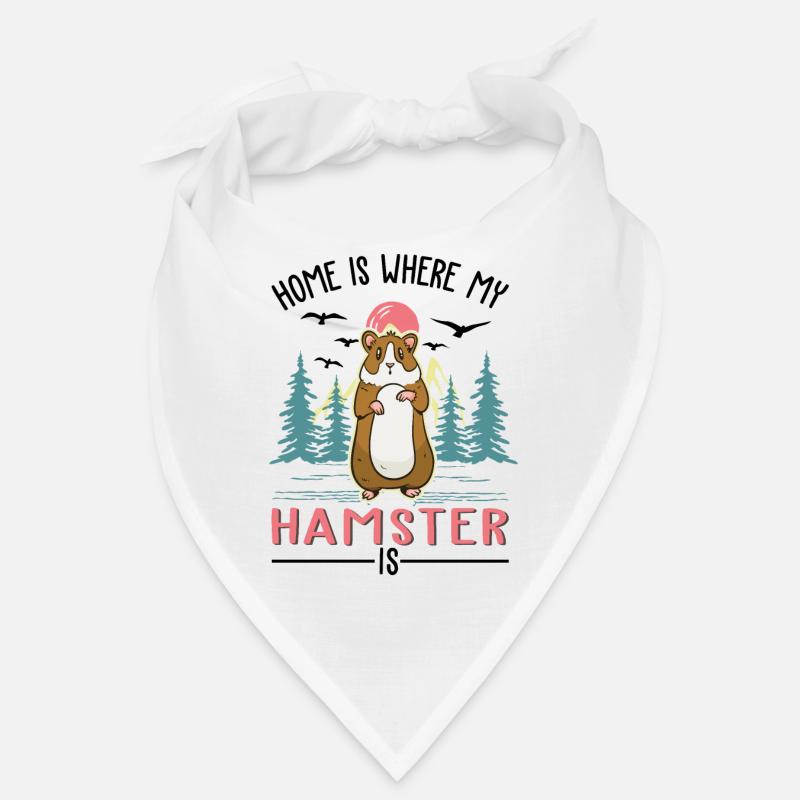 La maison est là où mon hamster est roue de hamster Bandana