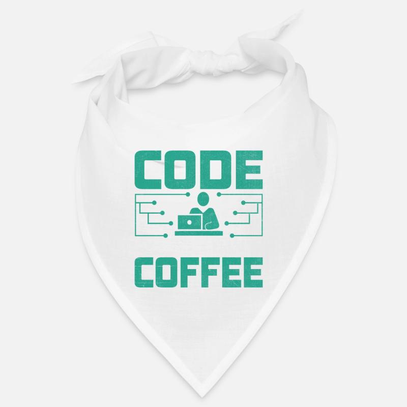 Kaffee-Codierung Programmierer Programmierer Entwickler Nerd Coff Bandana