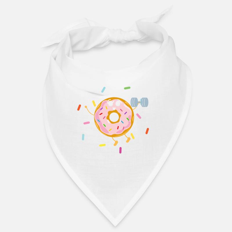 Donut sur le thème Donut pulvérisé drôle mignon Bandana