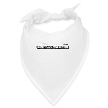 Unerhört Unglaublich - Bandana - Weiß - Vorne