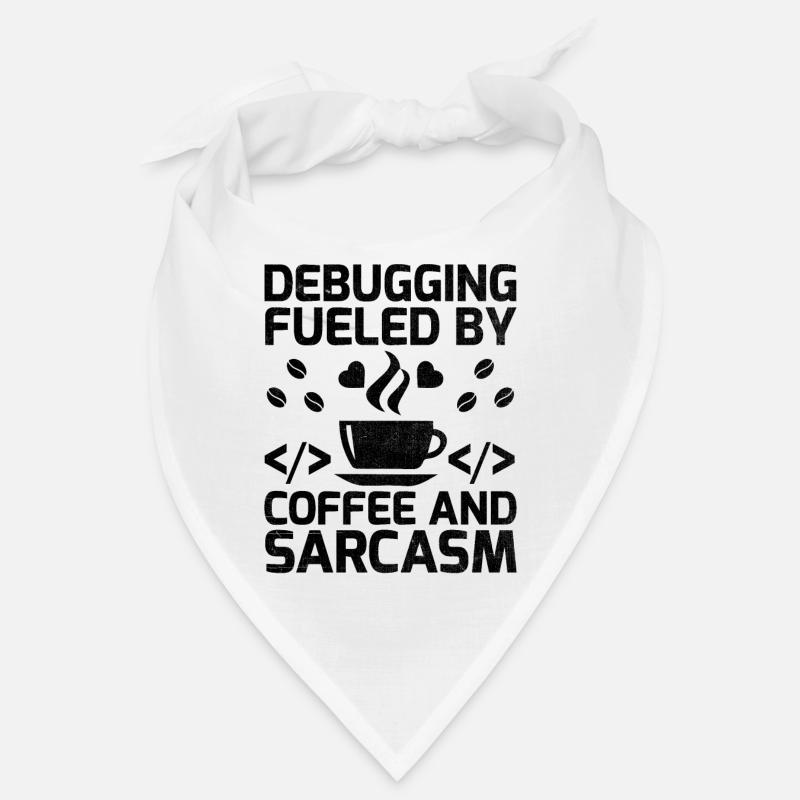 Café Codage Programmeur Codeur Développeur Nerd Coff Bandana