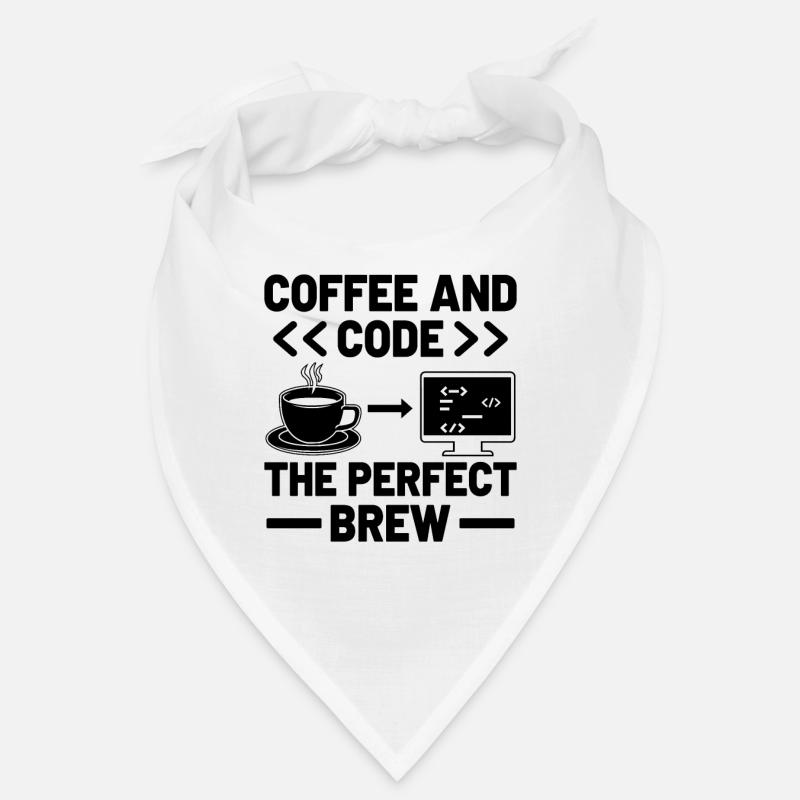 Kaffee-Codierung Programmierer Programmierer Entwickler Nerd Coff Bandana