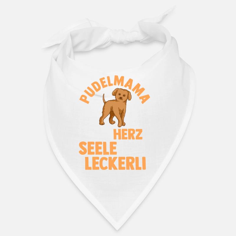 Hund Hundemama Pudelmama Mutter Pudel Bandana