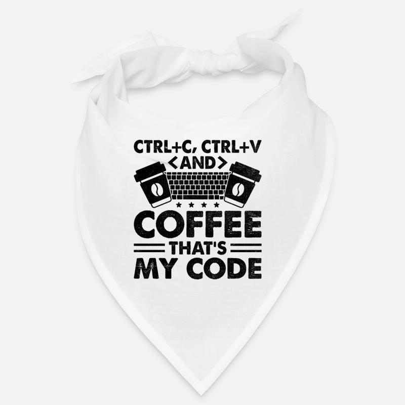 Café Codage Programmeur Codeur Développeur Nerd Coff Bandana