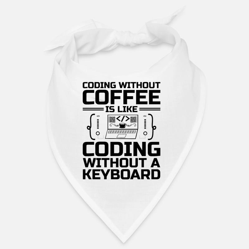 Café Codage Programmeur Codeur Développeur Nerd Coff Bandana