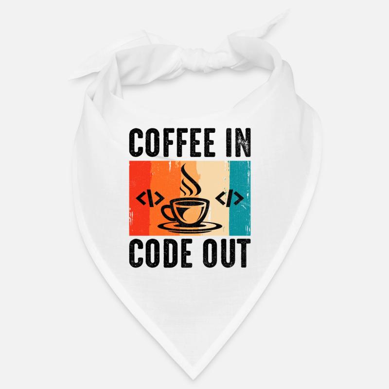 Café Codage Programmeur Codeur Développeur Nerd Coff Bandana