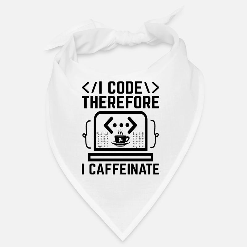 Café Codage Programmeur Codeur Développeur Nerd Coff Bandana