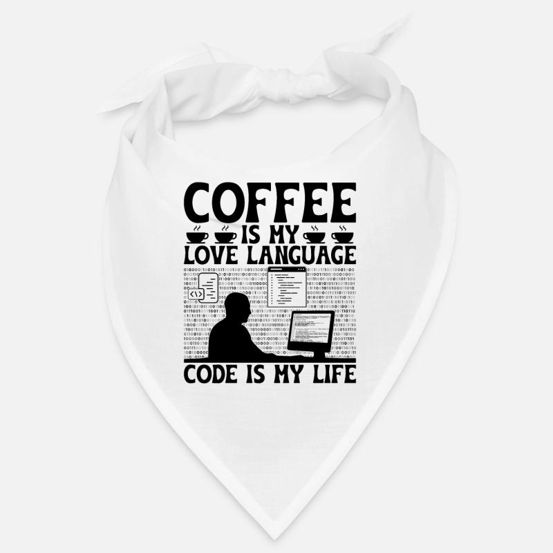 Café Codage Programmeur Codeur Développeur Nerd Coff Bandana