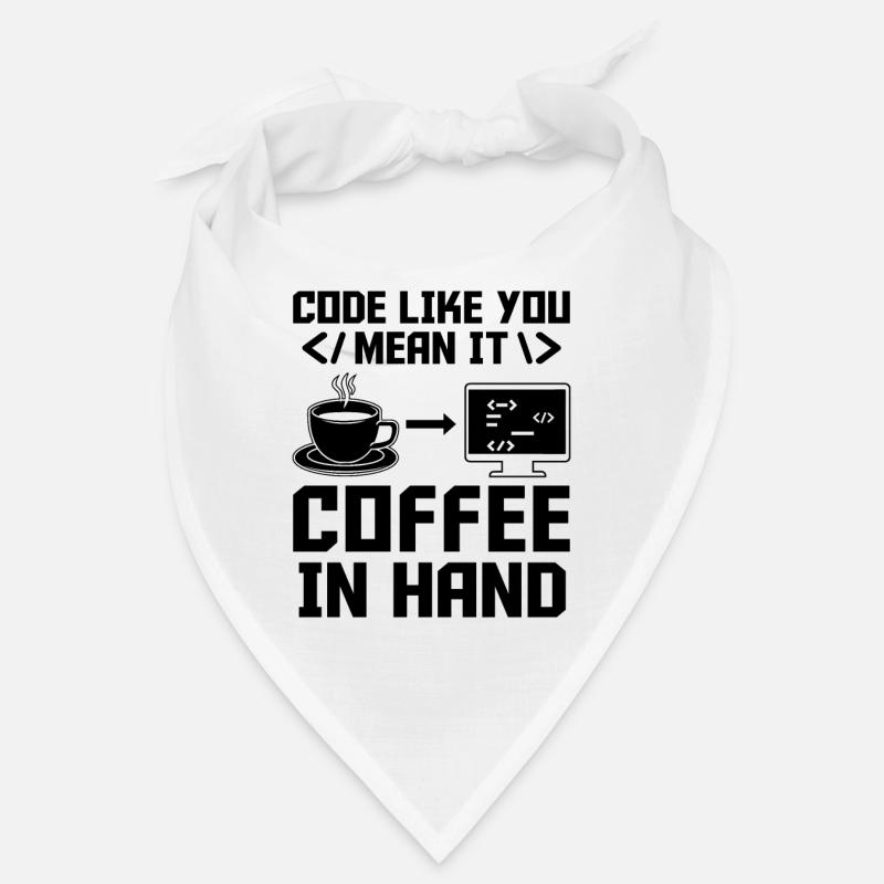 Café Codage Programmeur Codeur Développeur Nerd Coff Bandana