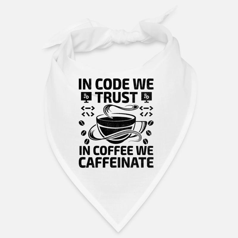 Café Codage Programmeur Codeur Développeur Nerd Coff Bandana
