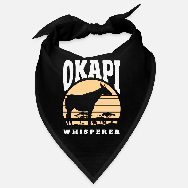 Lustiger Tierpfleger Okapi-liebhaber Bandana
