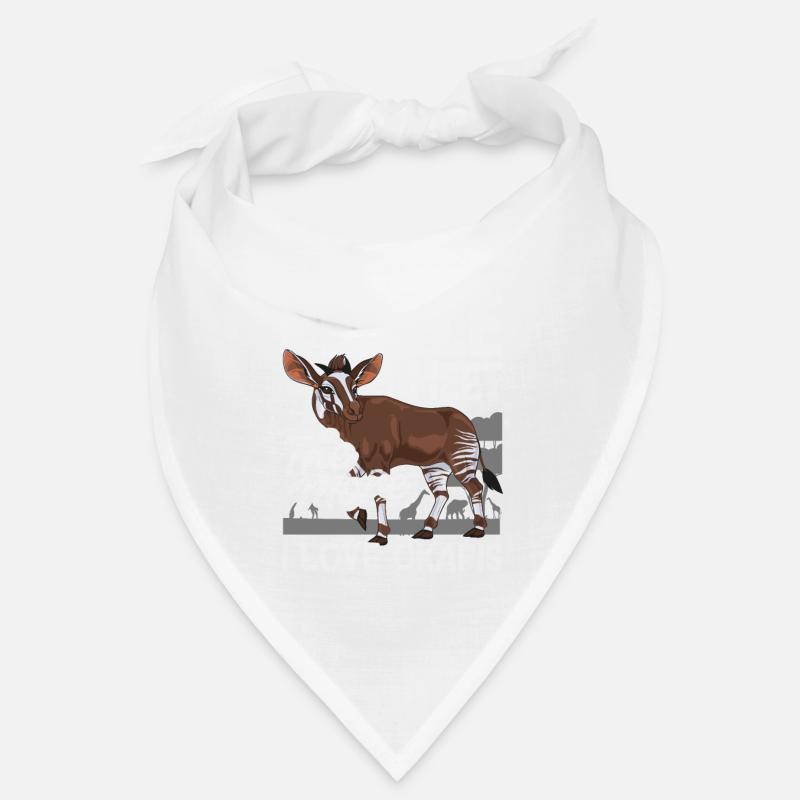 Drôle d’amant d’okapi gardien de zoo Bandana