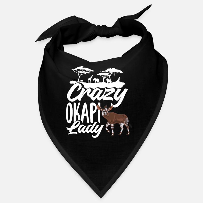 Funny zookeeper okapi lover Bandana