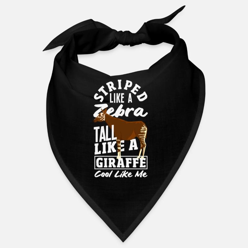 Drôle d’amant d’okapi gardien de zoo Bandana