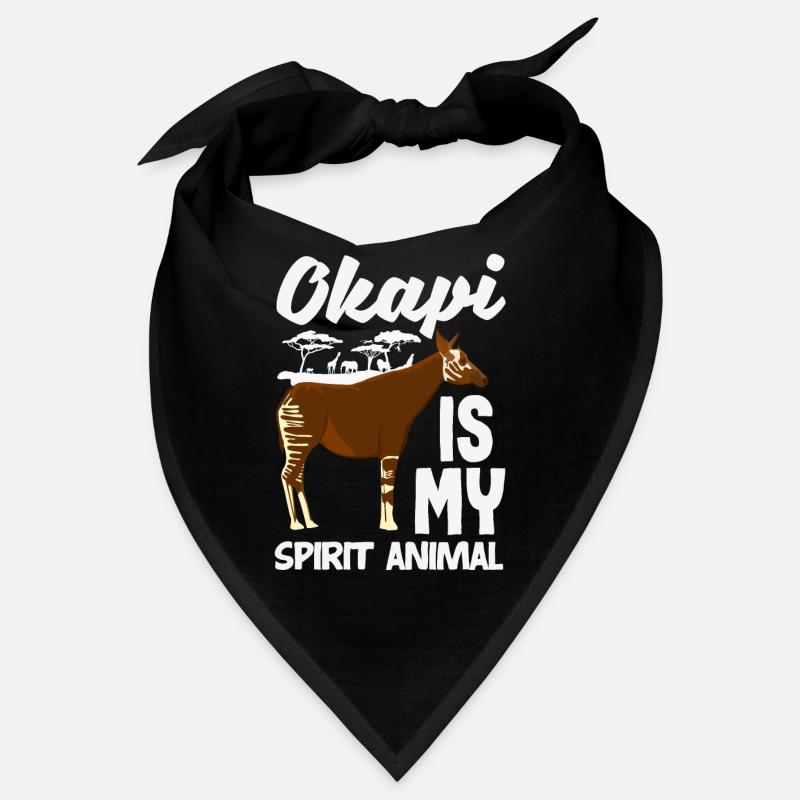 Drôle d’amant d’okapi gardien de zoo Bandana
