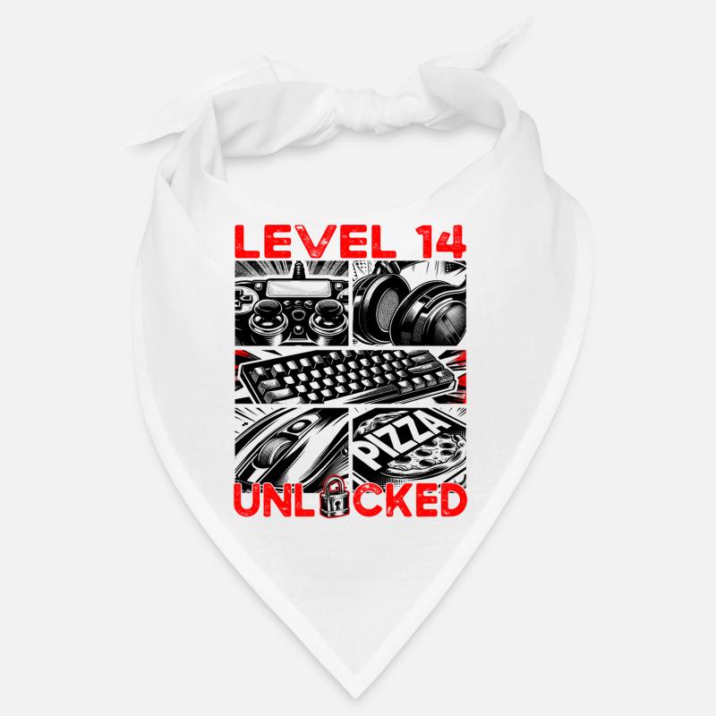 Birthday Level 14 Unlocked Gaming & Gamblers Bandana