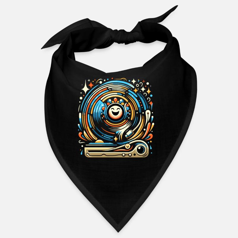 Vinyl Records Lp Collectors Record Lovers Bandana