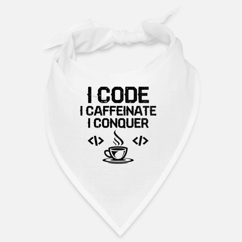 Café Codage Programmeur Codeur Développeur Nerd Coff Bandana