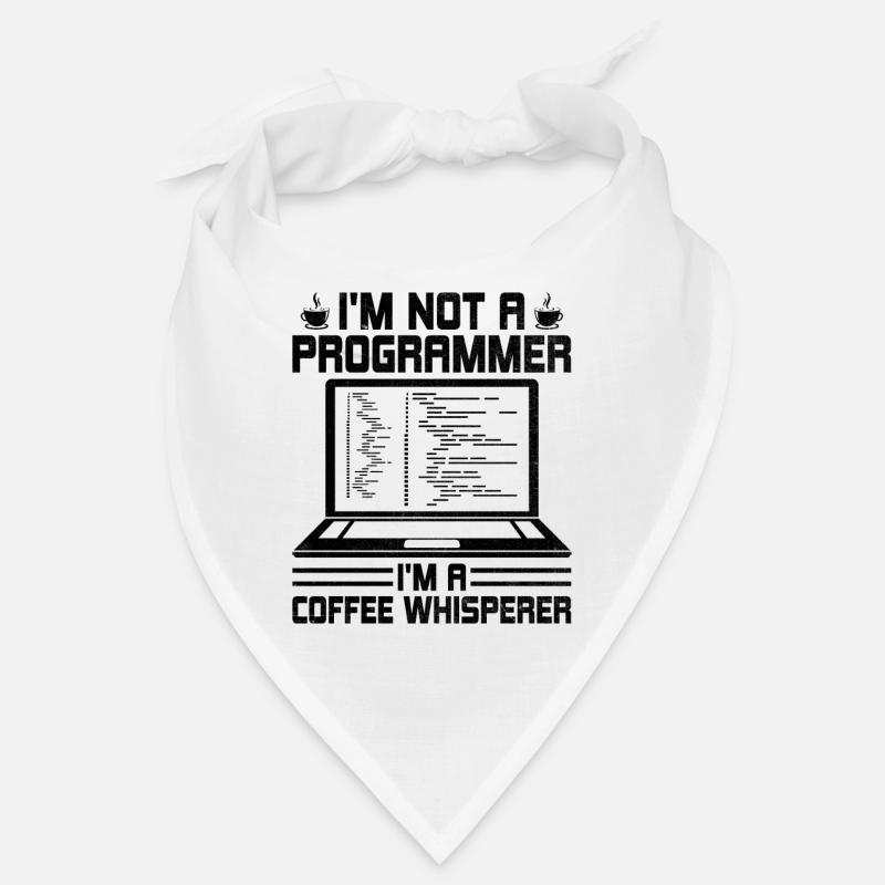 Kaffee-Codierung Programmierer Programmierer Entwickler Nerd Coff Bandana