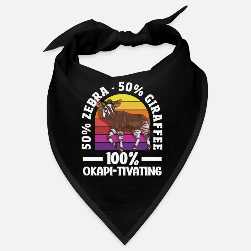 Drôle d’amant d’okapi gardien de zoo Bandana