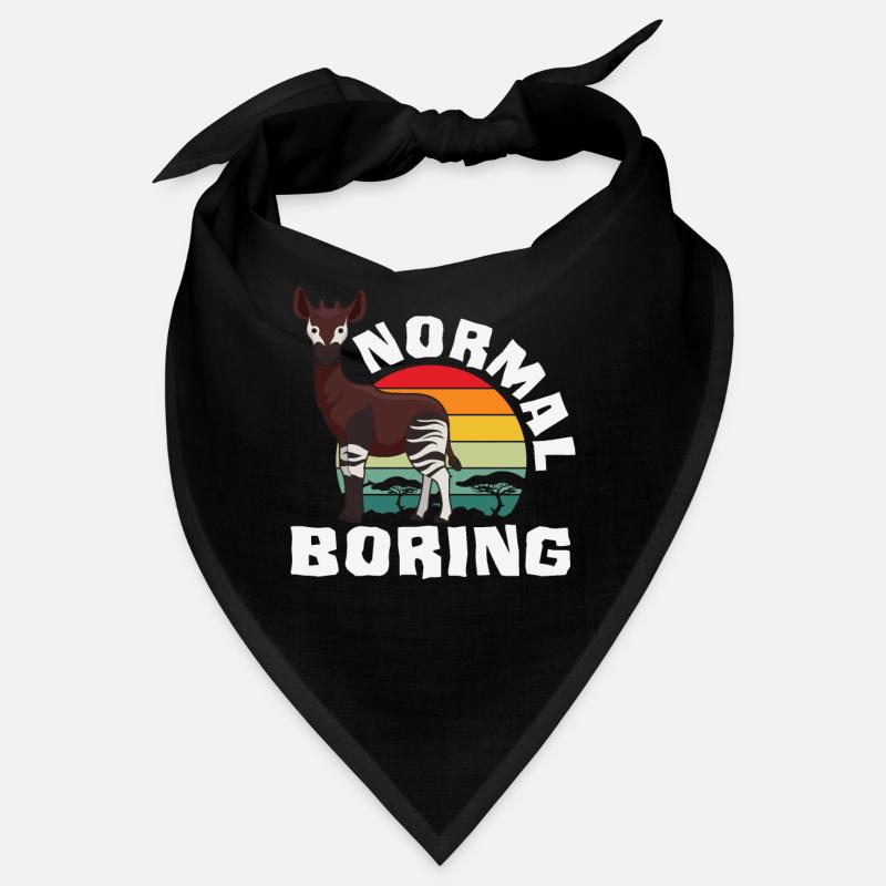 Drôle d’amant d’okapi gardien de zoo Bandana