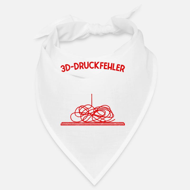 3D Printing Errors for Noodle Lovers 3-D Printing Bandana
