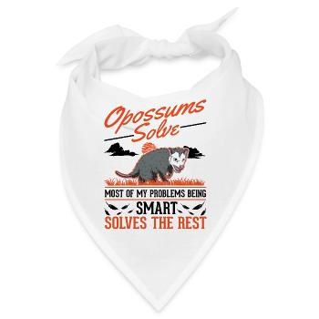 Opossum Geschenk Possum Beutelratte - Bandana - Weiß - Vorne