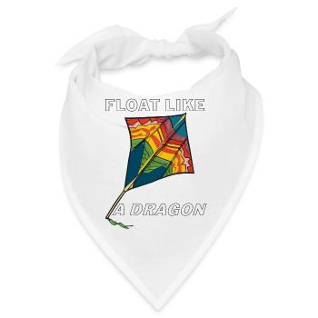 DRACHEN FLOAT LIKE A DRAGON - Bandana - Weiß - Vorne