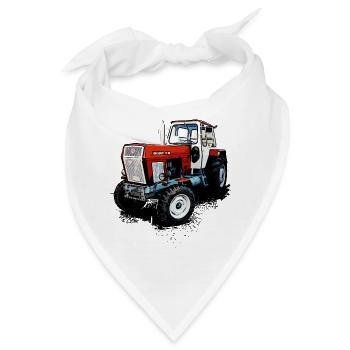 Fortschritt Traktor ZT 300 - Bandana - Weiß - Vorne