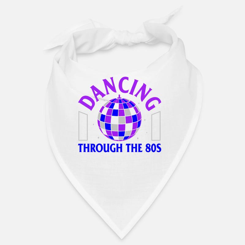 Disco Shirt, Dancing Through The 80's Tee, Gift Bandana