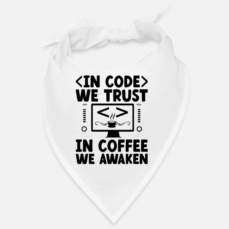 Kaffee-Codierung Programmierer Programmierer Entwickler Nerd Coff Bandana