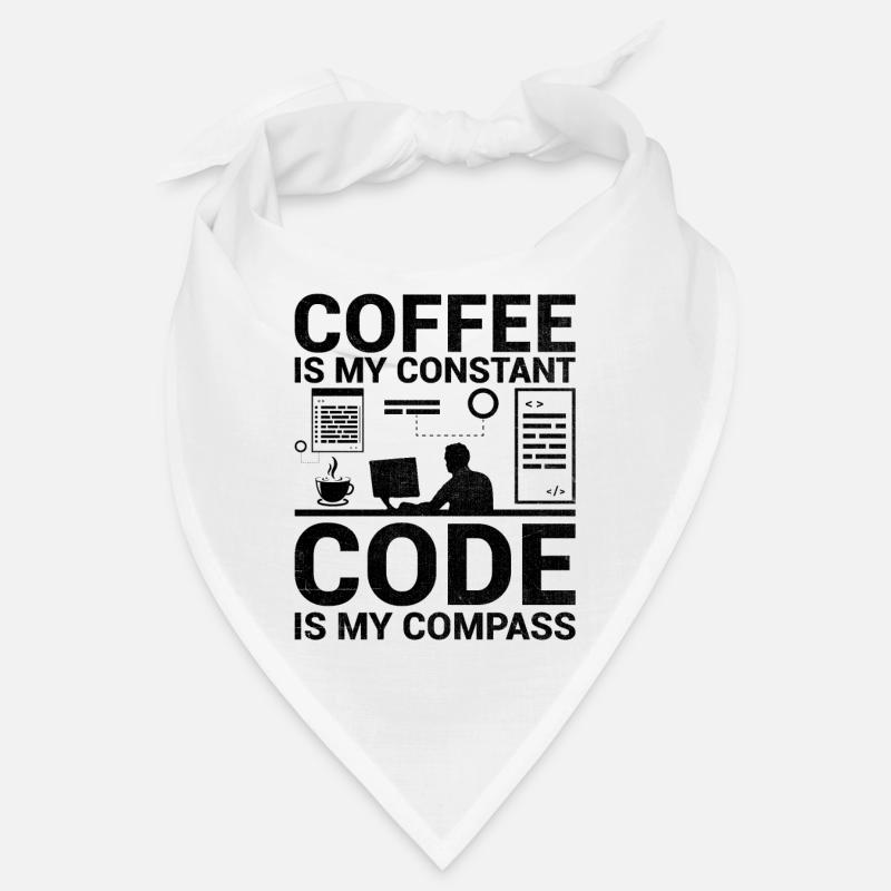 Kaffee-Codierung Programmierer Programmierer Entwickler Nerd Coff Bandana