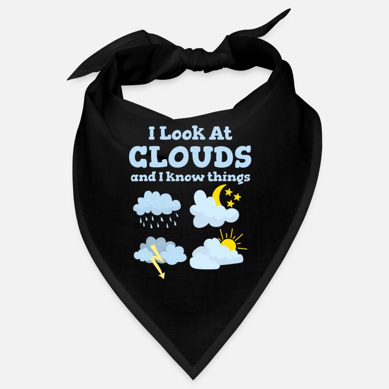 Ich Schaue Auf Wolken Und Ich Weiß Dinge Lustiger Bandana