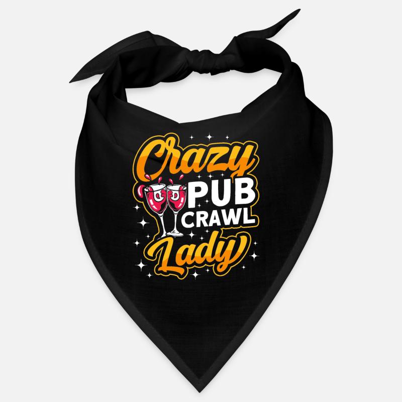 Crawled Pub Crawl Alcohol Drinking Bandana