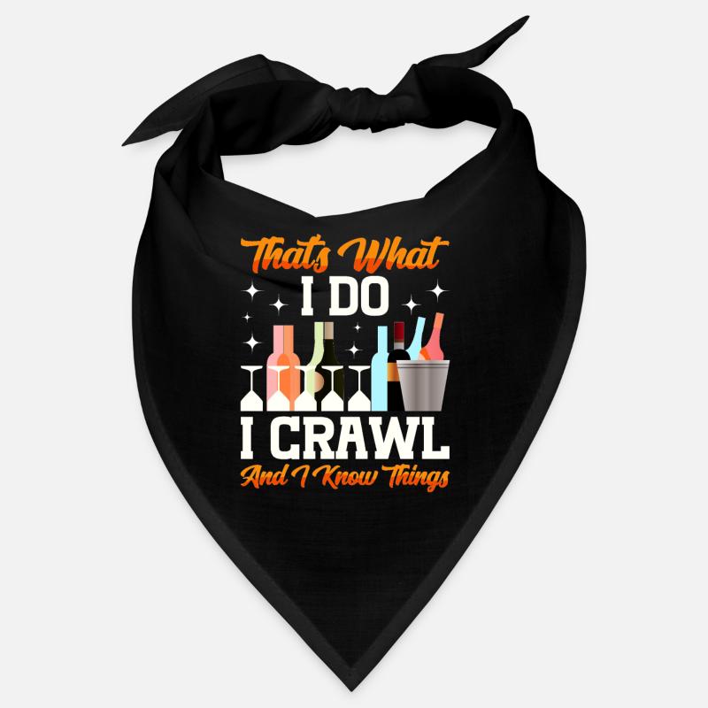 Crawled Pub Crawl Alcohol Drinking Bandana
