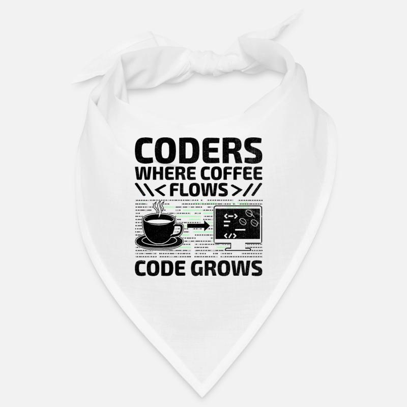 Café Codage Programmeur Codeur Développeur Nerd Coff Bandana