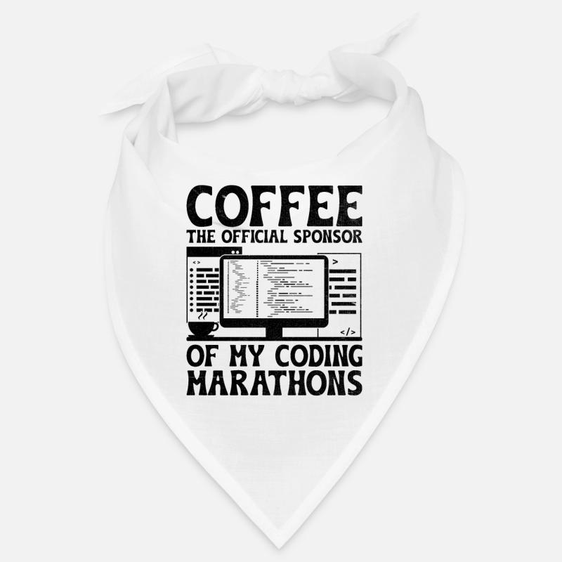 Café Codage Programmeur Codeur Développeur Nerd Coff Bandana