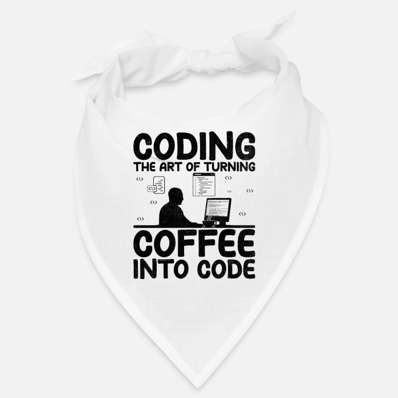 Café Codage Programmeur Codeur Développeur Nerd Coff Bandana