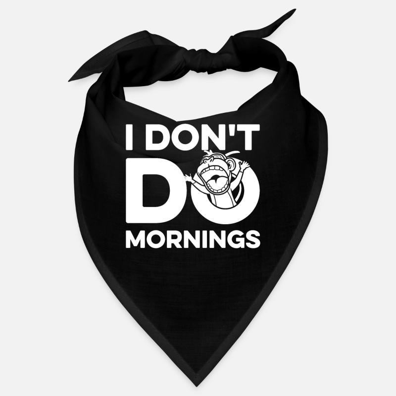 Singe Drôle Je Ne Fais Pas De Matins Bandana
